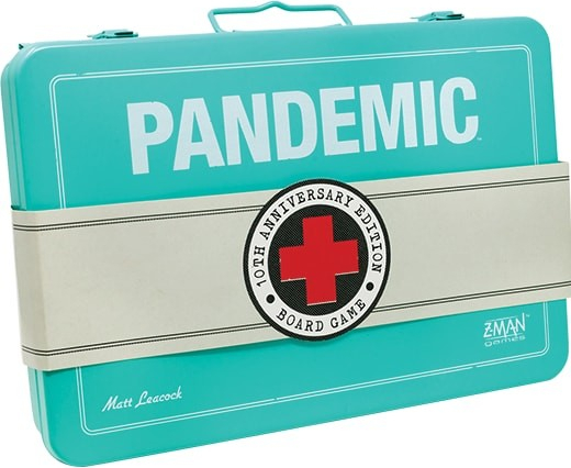 Z-Man Games Pandemic 10th Anniversary Edition plechový kufr