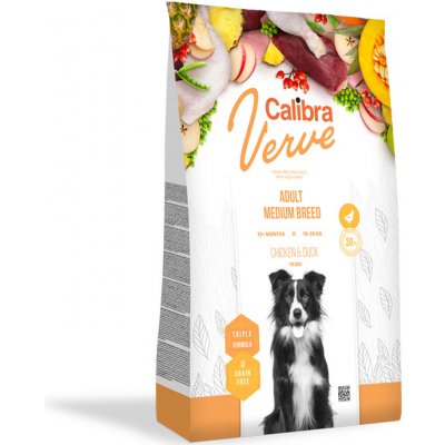 Calibra Dog Verve GF Adult Medium Chicken & Duck 2 kg – Hledejceny.cz