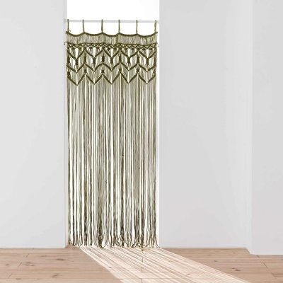 douceur d'intérieur Khaki závěs do dveří 90x200 cm Macarena – douceur d'intérieur – Hledejceny.cz