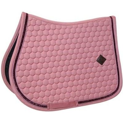 Kentucky Podsedlová dečka Glitter starorůžová – Zboží Mobilmania