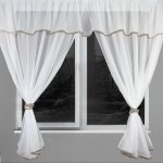 Ervi kusová hotová Voálová záclona Ella - hnědá – Zboží Mobilmania