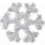 Clayre & Eef Vánoční dekorace bílá sněhová vločka - 29*29*1 cm – Hledejceny.cz