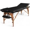 Masážní stůl a židle Medimas dřevěné masážní lehátko Prosport 3 černá
