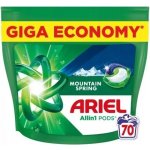 Ariel Mountain Spring All in1 PODS gelové kapsle na praní 70 PD – Zboží Mobilmania