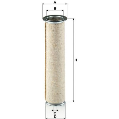 MANN-FILTER Vzduchový filtr MANN CF922 (MF CF922) – Hledejceny.cz