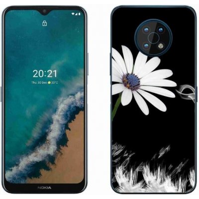 Pouzdro mmCase Gelové Nokia G50 - bílá květina