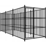 vidaXL Venkovní psí kotec 450 x 150 x 185 cm – Zboží Dáma