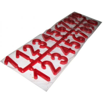 Mellarius Plastová čísla 21 kusů pl – Zboží Dáma