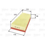 Vzduchový filtr VALEO 585164 – Hledejceny.cz