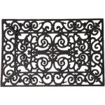 ESSCHERT DESIGN BEST FOR BOOTS obdelníková s ornamenty černá 70 x 45 cm – Zboží Dáma