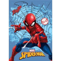 FARO Fleece deka Spiderman pavučina