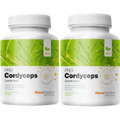 2x MycoMedica Cordyceps PRO 180 kapslí – Hledejceny.cz