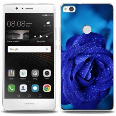 Pouzdro mmCase Gelové Huawei P9 Lite (2017) - modré růže – Zboží Mobilmania