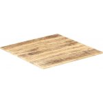 Omaxi 793672 Stolní deska masivní mangovníkové dřevo 15–16 mm 80 x 80 cm – Zboží Mobilmania