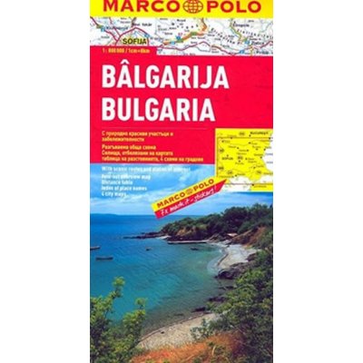 Marco Polo Bulharsko mapa 1:800 000 – Zbozi.Blesk.cz