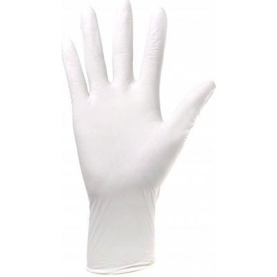 SSGlove Jednorázové nitrilové vyšetřovací rukavice bílé 100 ks – Hledejceny.cz