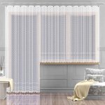 Forbyt Ventura žakárová MIA, geometrický vzor, s bordurou, bílá, výška 120cm (v metráži) – Hledejceny.cz