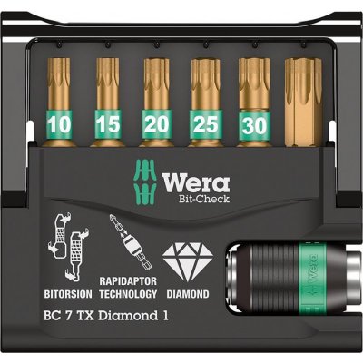 Wera Bit-Check 7 TX Diamond 1 05057415001 – HobbyKompas.cz
