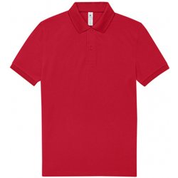 B&C polo triko PU424 red