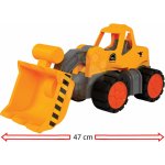 BIG Nakladač Wheel Loader Power Worker pracovní stroj 47 cm gumová kola – Zboží Dáma