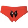 Shock absorber kalhotky fox s potiskem Deadpool Face Červená