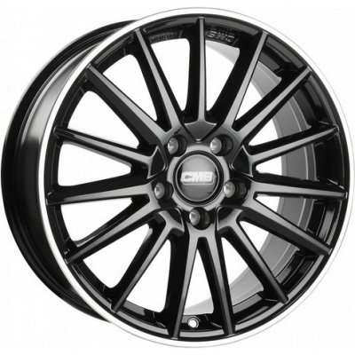 CMS C23 7x17 5x108 ET42 black polished rim – Hledejceny.cz