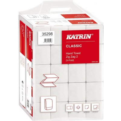 Katrin Classic Handy Pack ZZ 2 vrstvy, bílé, 4000 ks