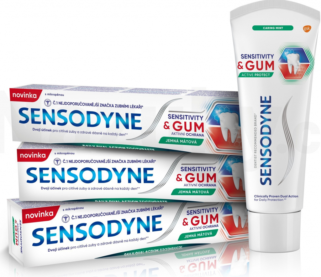 Sensodyne Sensitivity&Gum zubní pasta 3 x 75 ml