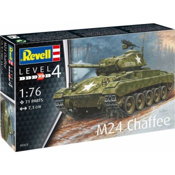 Revell Plastikový model tanku 03323 M24 Chaffee 1:76