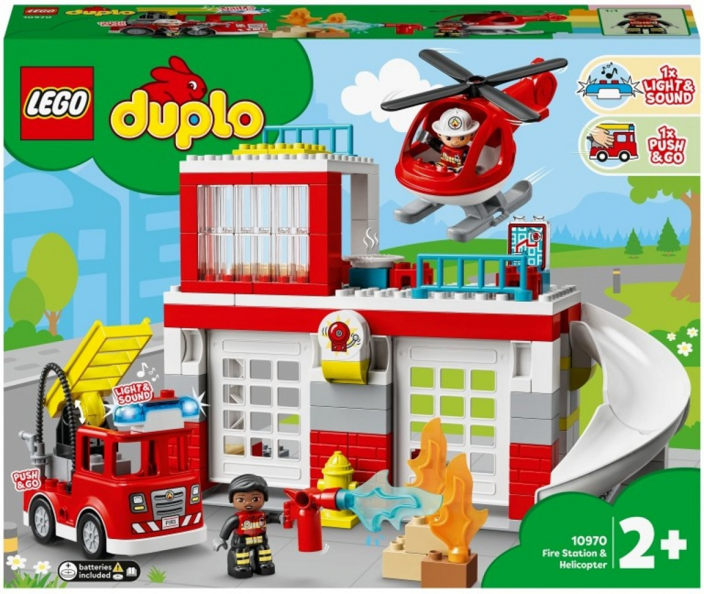 LEGO® DUPLO® 10970 Hasičská stanice a vrtulník od 1 734 Kč - Heureka.cz