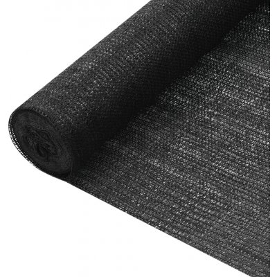 vidaXL Stínící tkanina černá 1,5 x 10 m HDPE 75 g/m² – Zboží Mobilmania