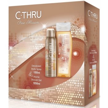 C-THRU Pure Illusion deospray 150 ml + sprchový gel 250 ml dárková sada