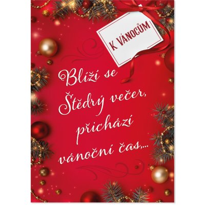 Albi Vánoční hrací přání - Ozdoby – Zboží Dáma