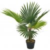 Květina zahrada-XL Umělá rostlina palma s květináčem zelená 70 cm