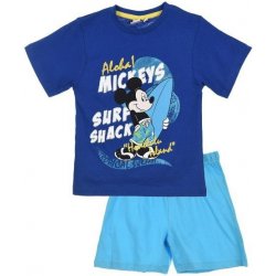 Minnie Mickey komplet tričko a kraťasy Mickey Mouse 2141 modro sv. modré
