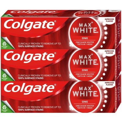 Colgate Max White One 3 x 75 ml – Hledejceny.cz