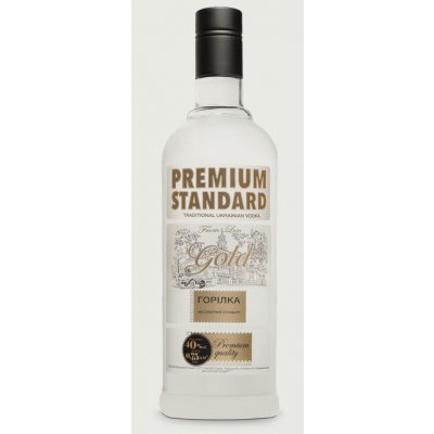 Absolutnyj standard Vodka Premium Gold 40% 0,5 l (holá láhev) – Zboží Dáma