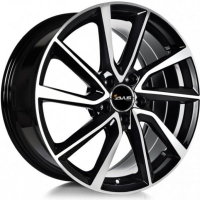 Avus Racing AC-518 7x17 5x98 ET41 black polished – Hledejceny.cz