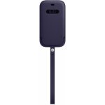 Apple iPhone 12 mini Leather Sleeve with MagSafe Deep Violet MK093ZM/A – Zboží Mobilmania