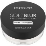 Catrice Soft Blur Matte sypký fixační pudr 001 Translucent 8 g – Zboží Dáma