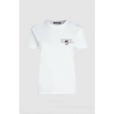 Karl Lagerfeld Ikon Seasonal Slim Fit T-shirt White – Hledejceny.cz