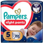 Pampers Night Pants 5 22 ks – Hledejceny.cz