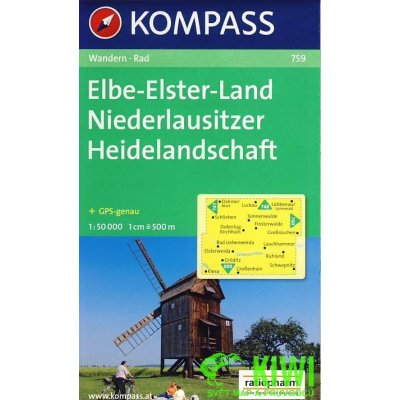 Elbe Elster Land 759 NKOMT 1:50 000 – Zboží Mobilmania