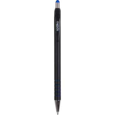 Spoko Kuličkové pero modro-černé, modrá náplň 0,5 mm S011802 – Zboží Mobilmania