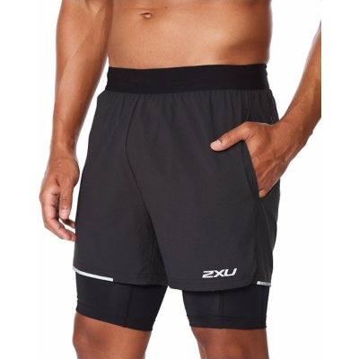 2XU Aero 2-IN-1 5 shorts mr6535b-blksrf