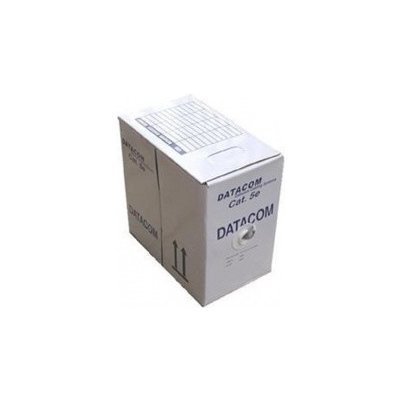 Datacom 502710055 UTP flex CAT5E, PVC, licna, 305m, šedý