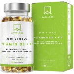 Aavalabs Vitamin D3 + K2 180 kapslí – Hledejceny.cz