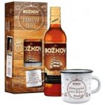 Božkov Originál Tuzemský 37,5% 0,5 l (dárkové balení originální plecháček) – Hledejceny.cz