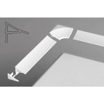 Ravak Příslušenství Krycí lišta, 11/2000 mm, bílá XB462000001 – Sleviste.cz