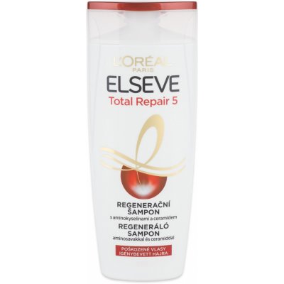 L'Oréal Paris Elseve Total Repair 5 Regenerating Shampoo šampon pro poškozené a oslabené vlasy 250 ml – Zboží Mobilmania